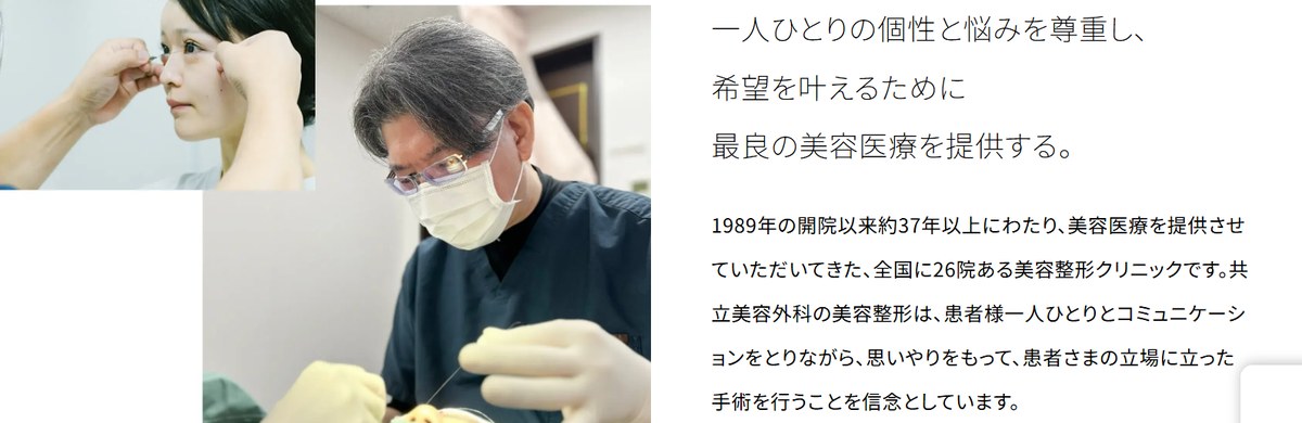 共立美容外科の実績・特徴