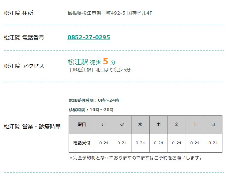 東京ノーストクリニック松江院の住所・電話番号・アクセス・診療時間(公式サイト)